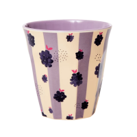 Blackberry Beauty Print Melamine Cup By Rice DK